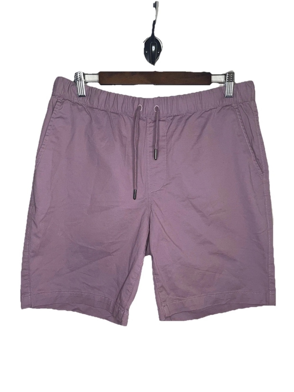 Sonoma Men’s 9 Inch Pull-On Drawstring Shorts Purple Size 34 Cotton Blend NWT